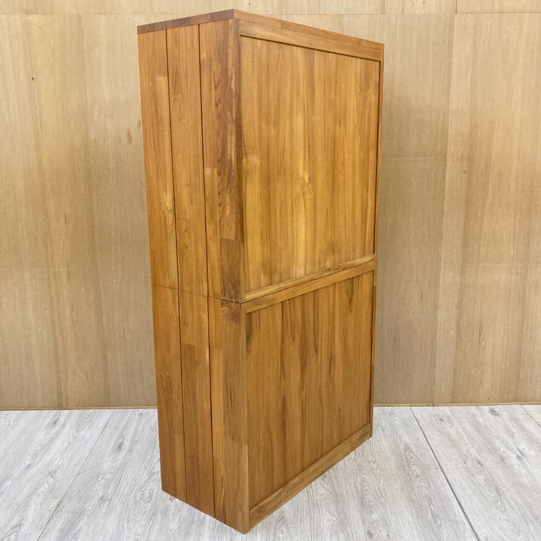 unico ウニコ ブレス　書棚　 カップボード 　食器棚　チーク無垢材