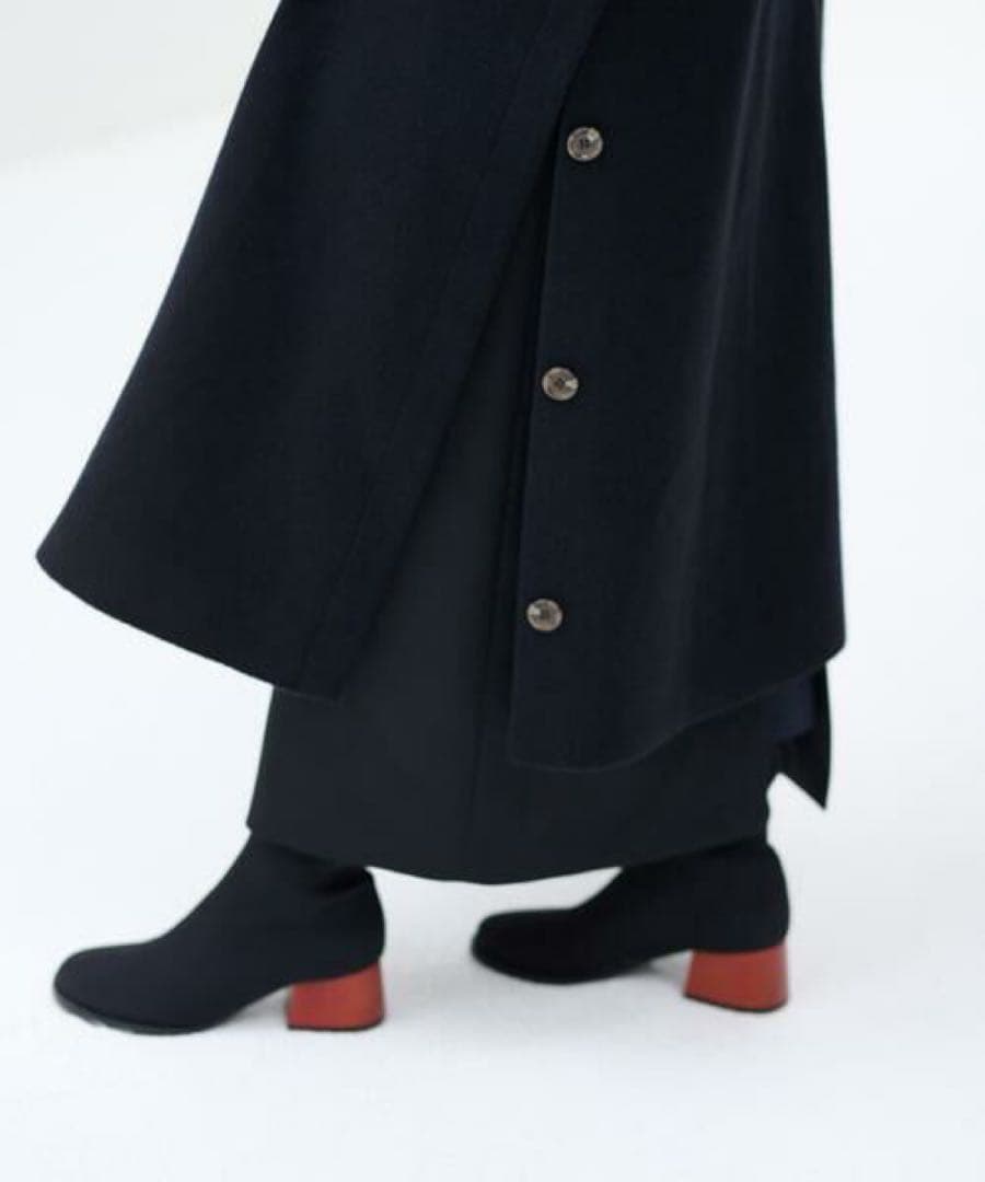 2023美品LANVIN en Bleu ロングオーバーコート