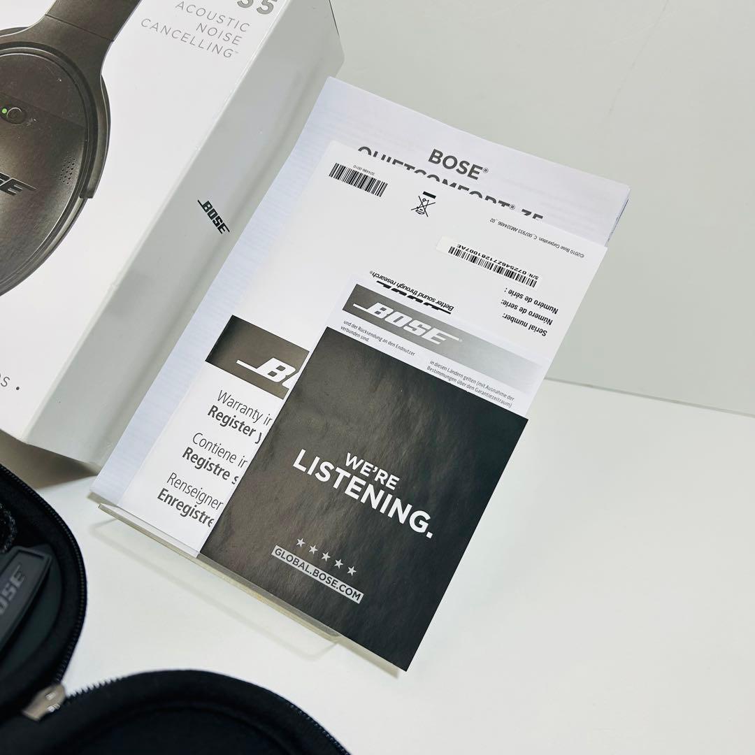 【ほぼ未使用】Bose QuietComfort 35 wireless