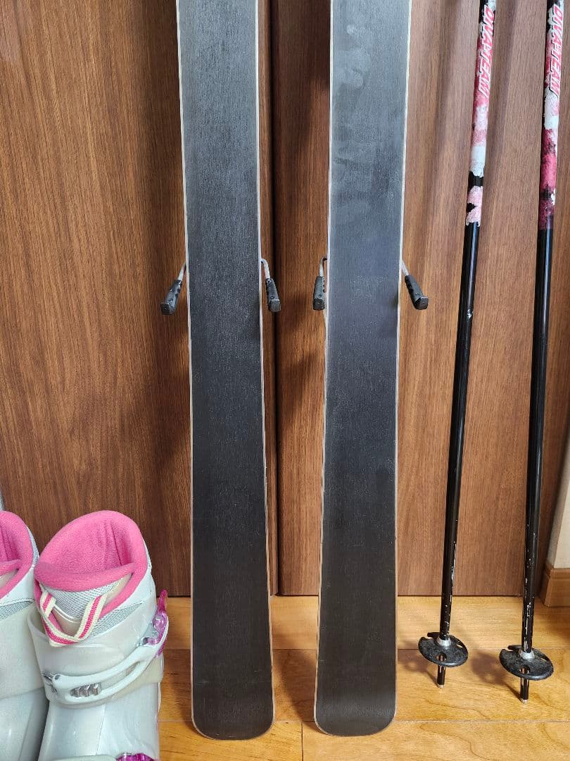 スキーセット　子供　スキー板　136cm ブーツ24cm ストック100cm
