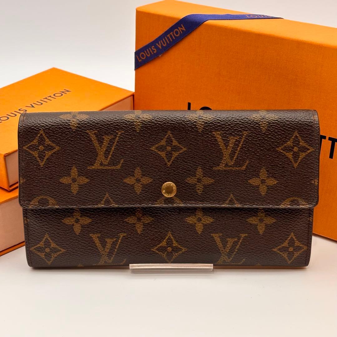 【鑑定済み】ルイヴィトン✨モノグラム✨ポルトフォイユサラ 長財布