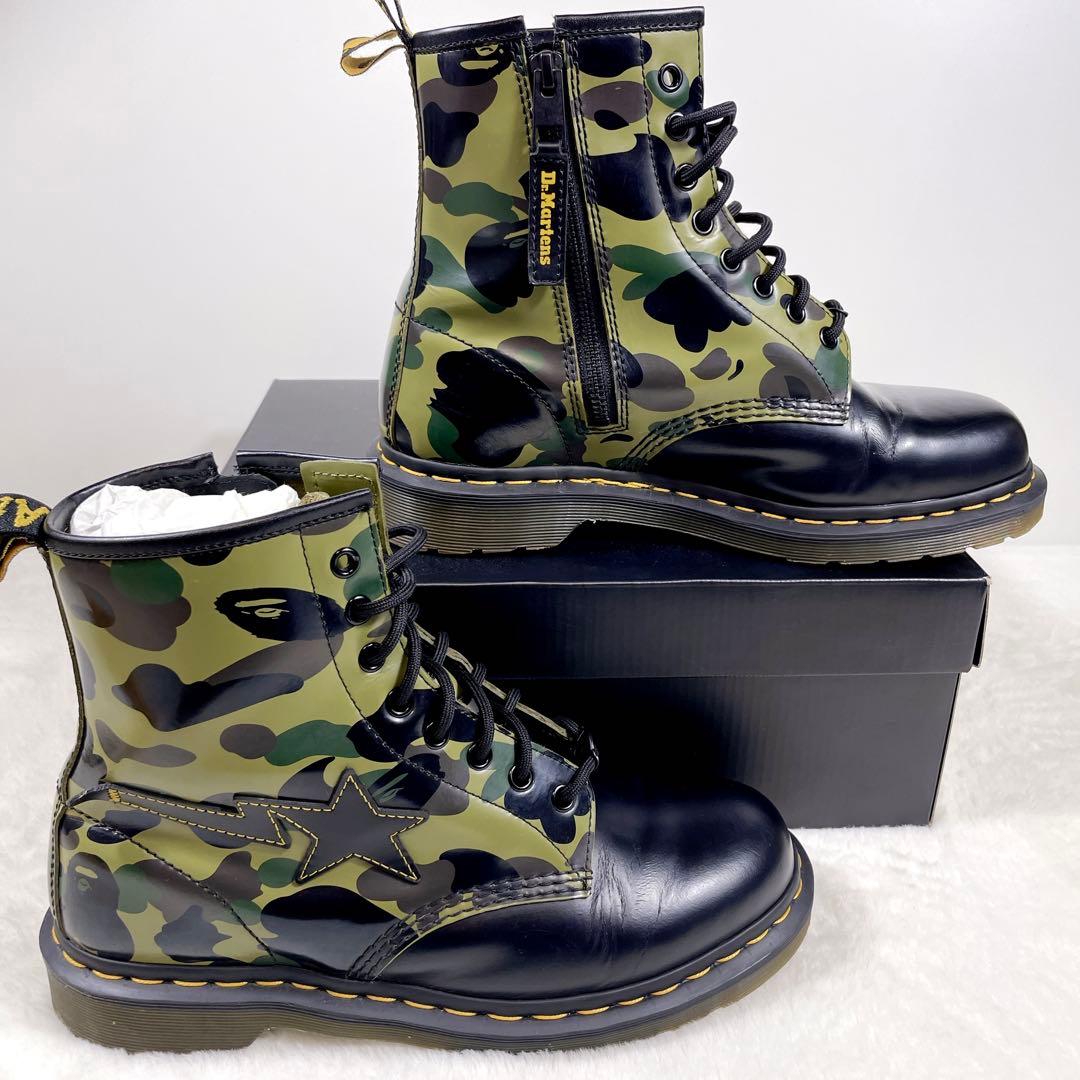 希少 ドクターマーチン × エイプ 60周年 8ホール ブー カモフラ 27cm