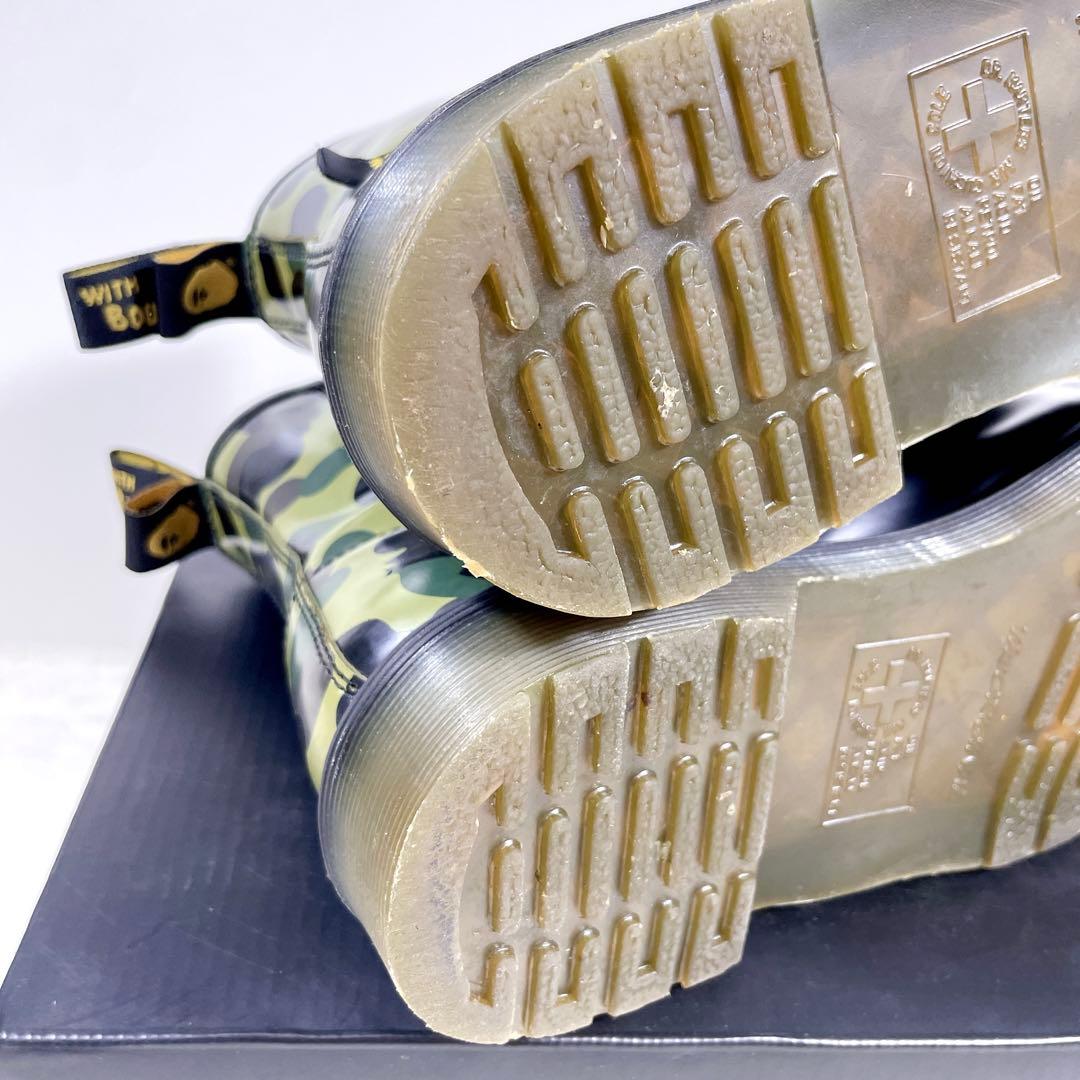 希少 ドクターマーチン × エイプ 60周年 8ホール ブー カモフラ 27cm