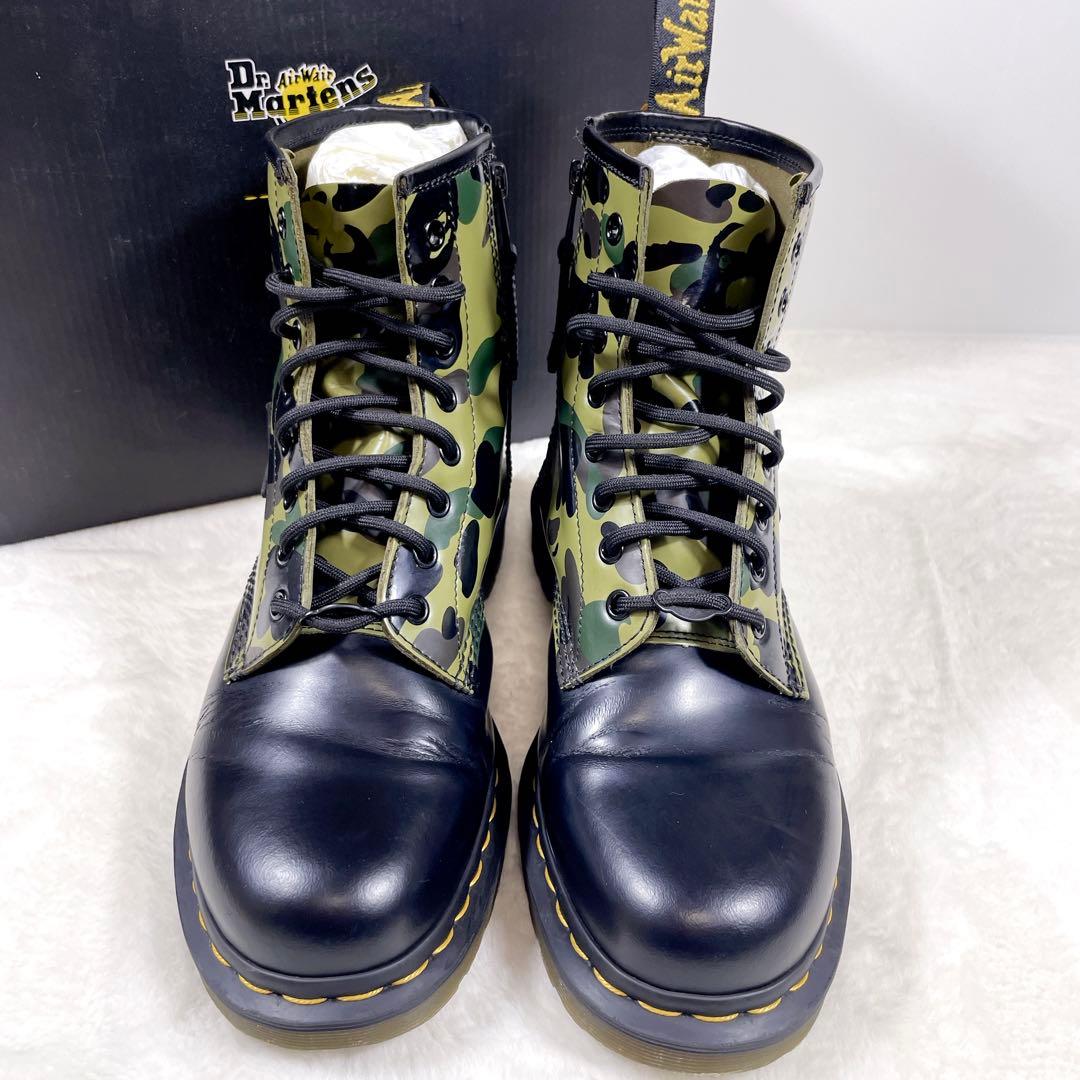 希少 ドクターマーチン × エイプ 60周年 8ホール ブー カモフラ 27cm