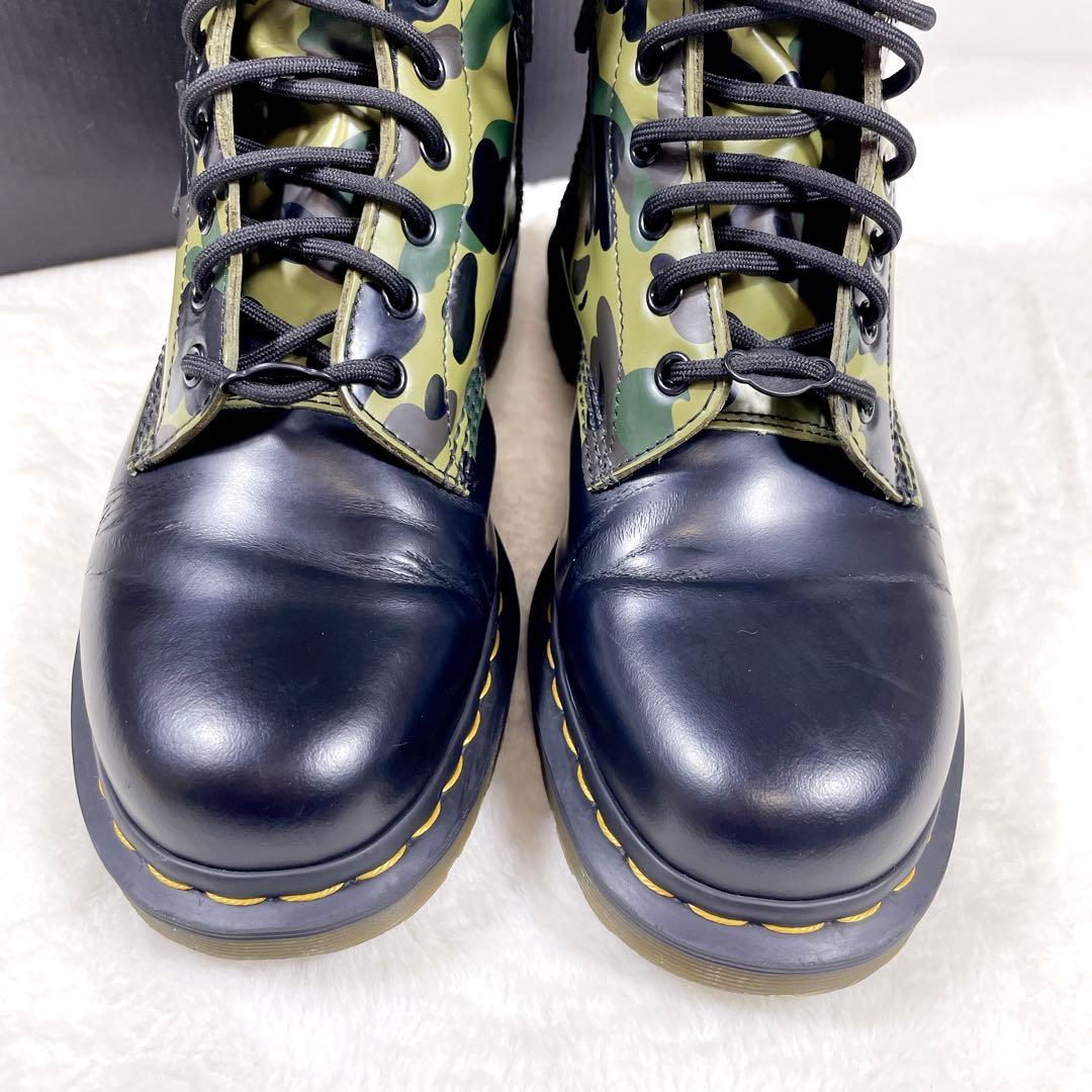 希少 ドクターマーチン × エイプ 60周年 8ホール ブー カモフラ 27cm
