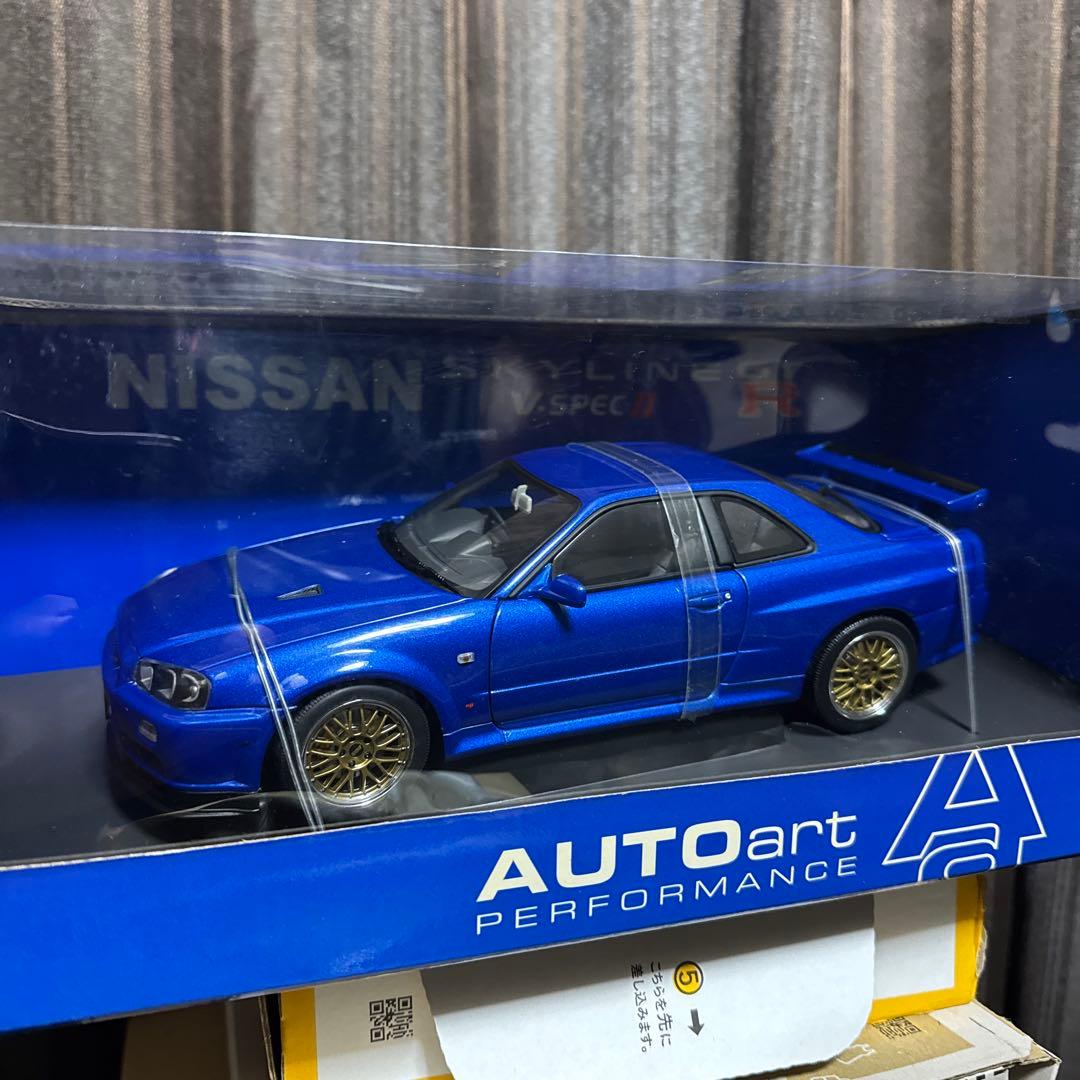 ミニカー R34 GT-R Be-J Special wheel version