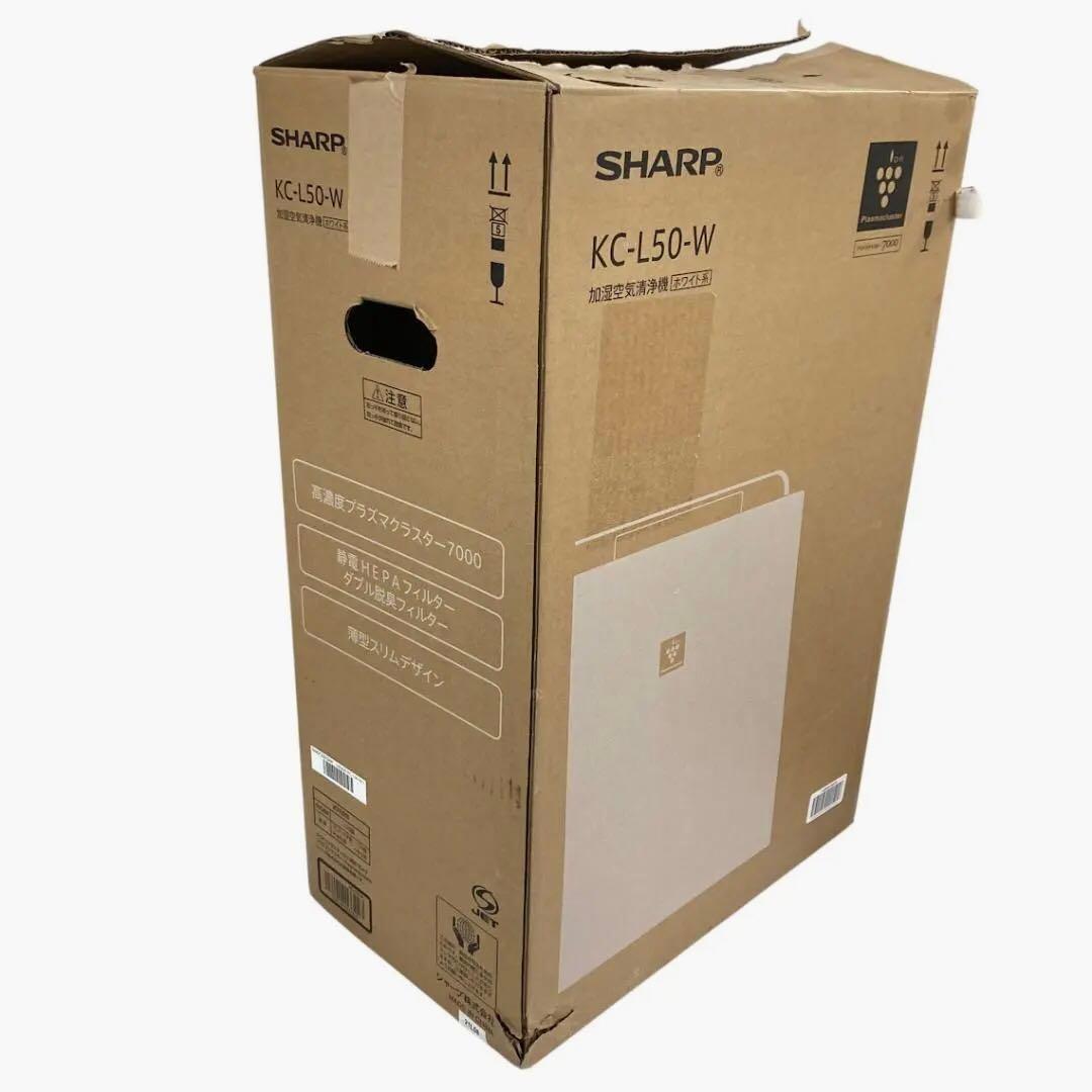 SHARP 空気清浄機 加湿機能付 プラズマクラスター7000 KC-L50-W