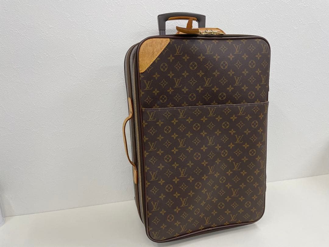 【美品】ルイヴィトン M23294 ぺガス55 キャリーケース モノグラム