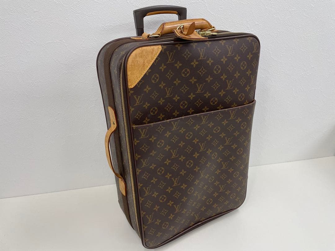 【美品】ルイヴィトン M23294 ぺガス55 キャリーケース モノグラム
