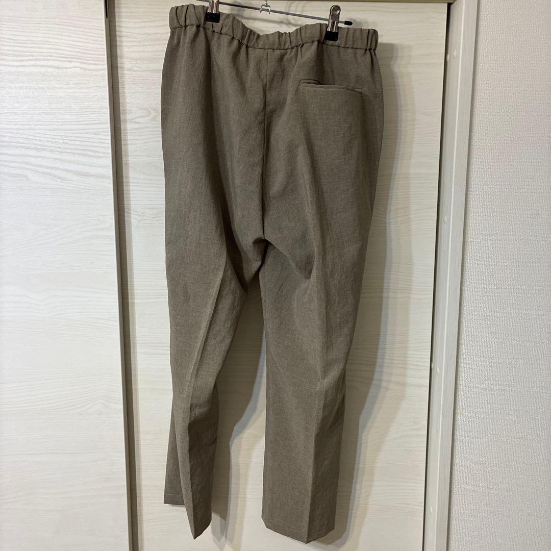 アダムエロペ ADAM ET ROPE ノーカラーセットアップ L リネン風