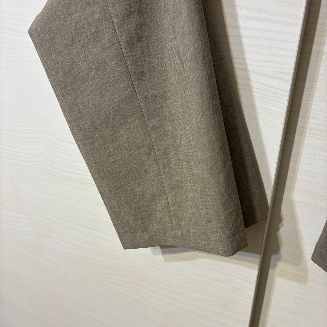 アダムエロペ ADAM ET ROPE ノーカラーセットアップ L リネン風