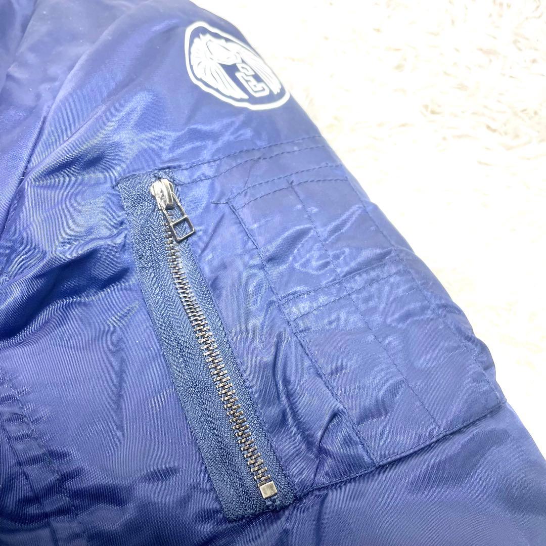 A BATHING APE　エイプ シャーク　MA-1 フライトジャケット L