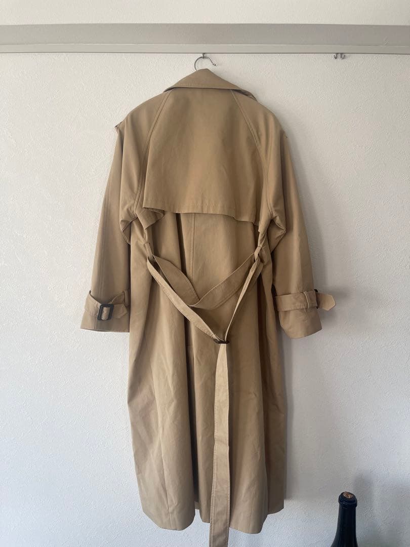 ok.soon オクスン　ベージュ ダブルブレスト トレンチコート