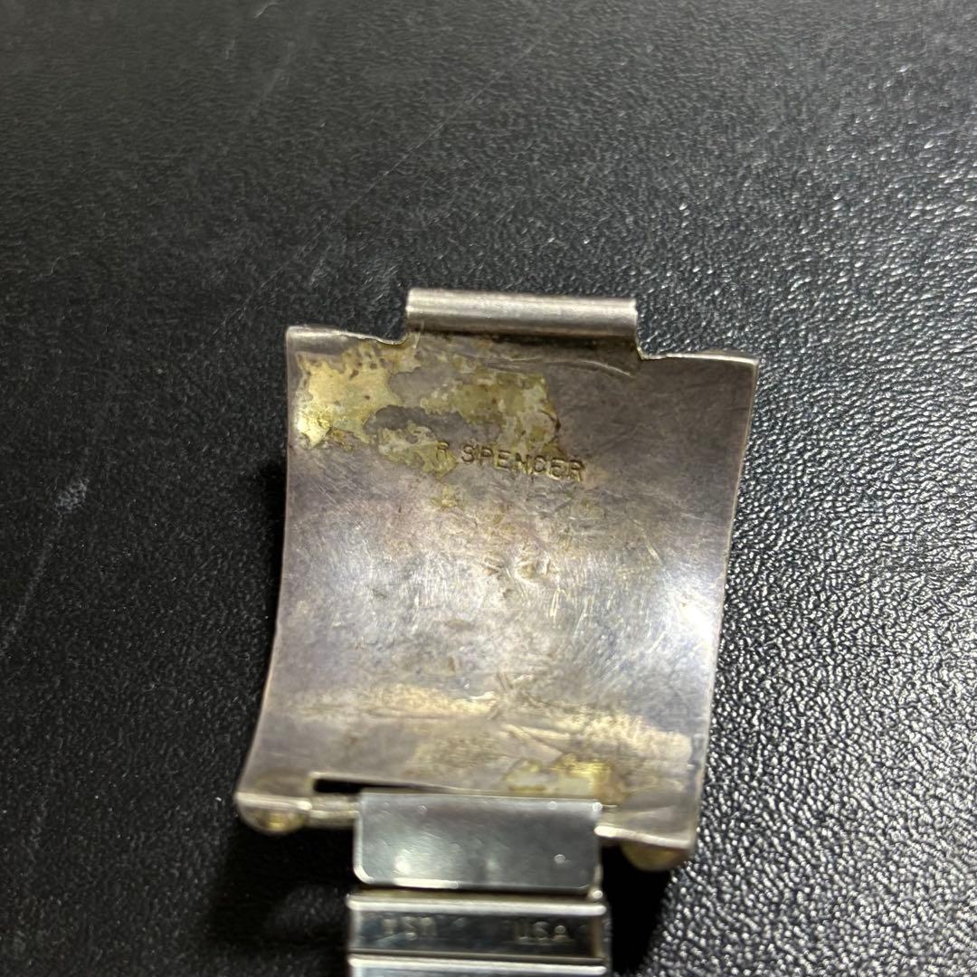 ナバホ族NAVAJO インディアンジュエリー メンズバングル時計ベルト