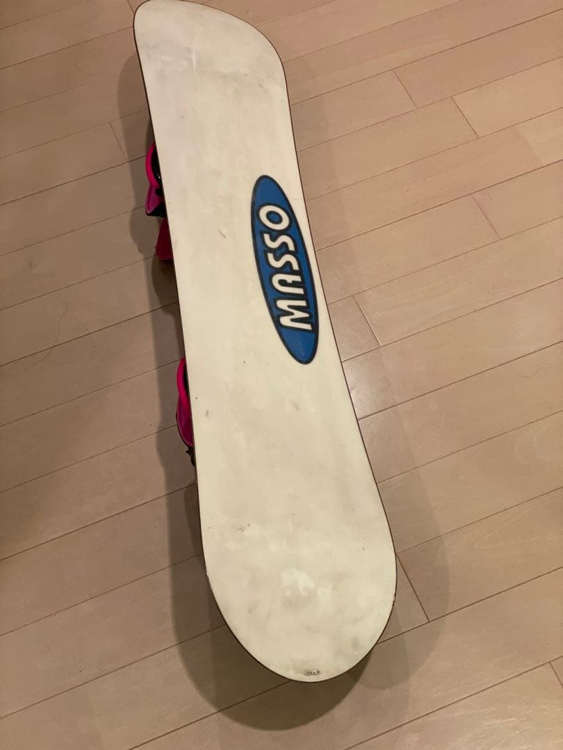 MASSO スノーボード 118cm バインディング付き キッズ用