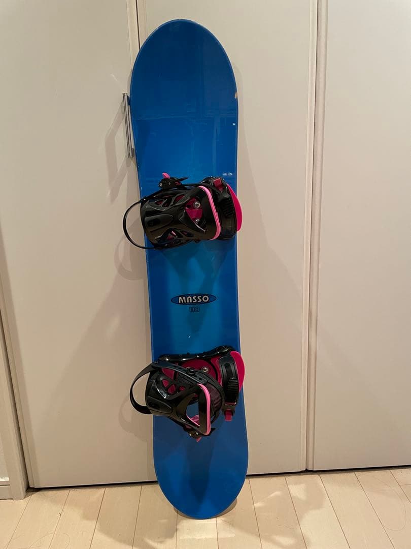 MASSO スノーボード 118cm バインディング付き キッズ用