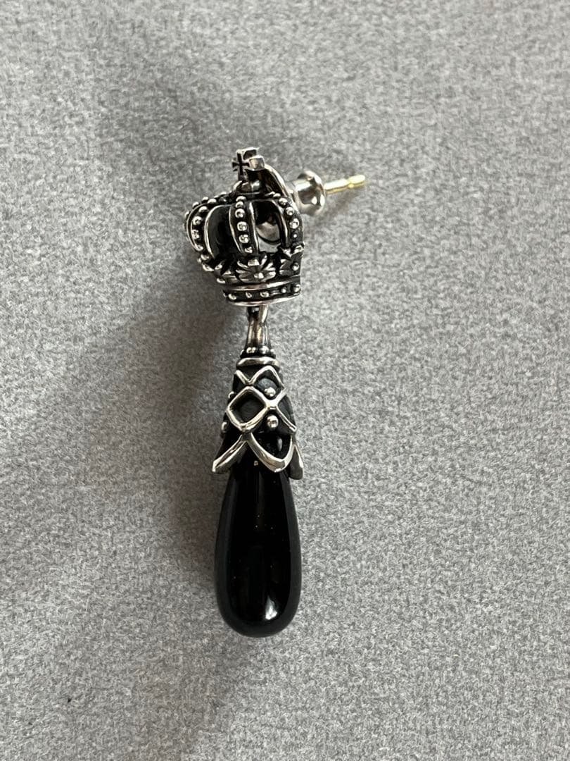 Justin Davis ドロップシルバーピアス(片耳用)