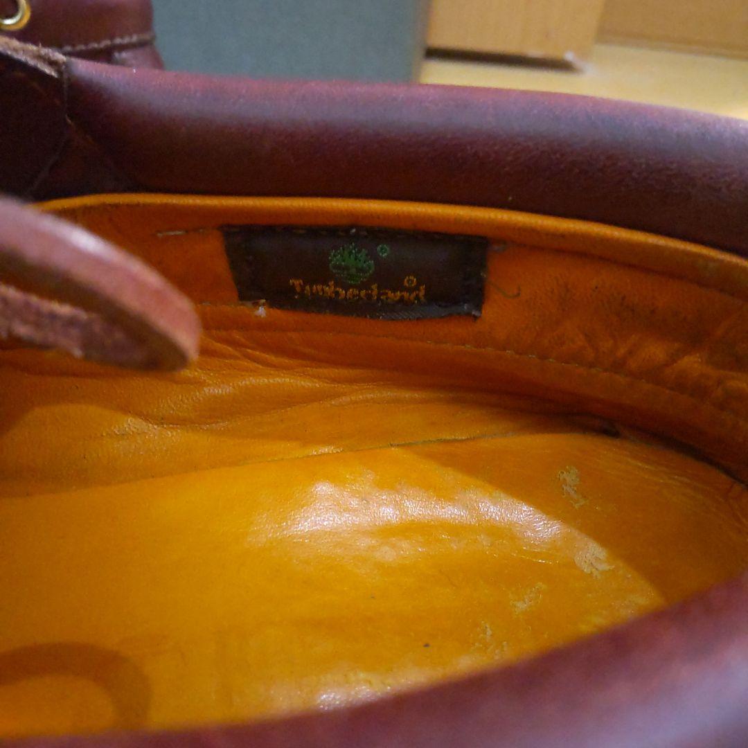 【ケア済・値下げ可】Timberland 3eye バーガンディ 25.5