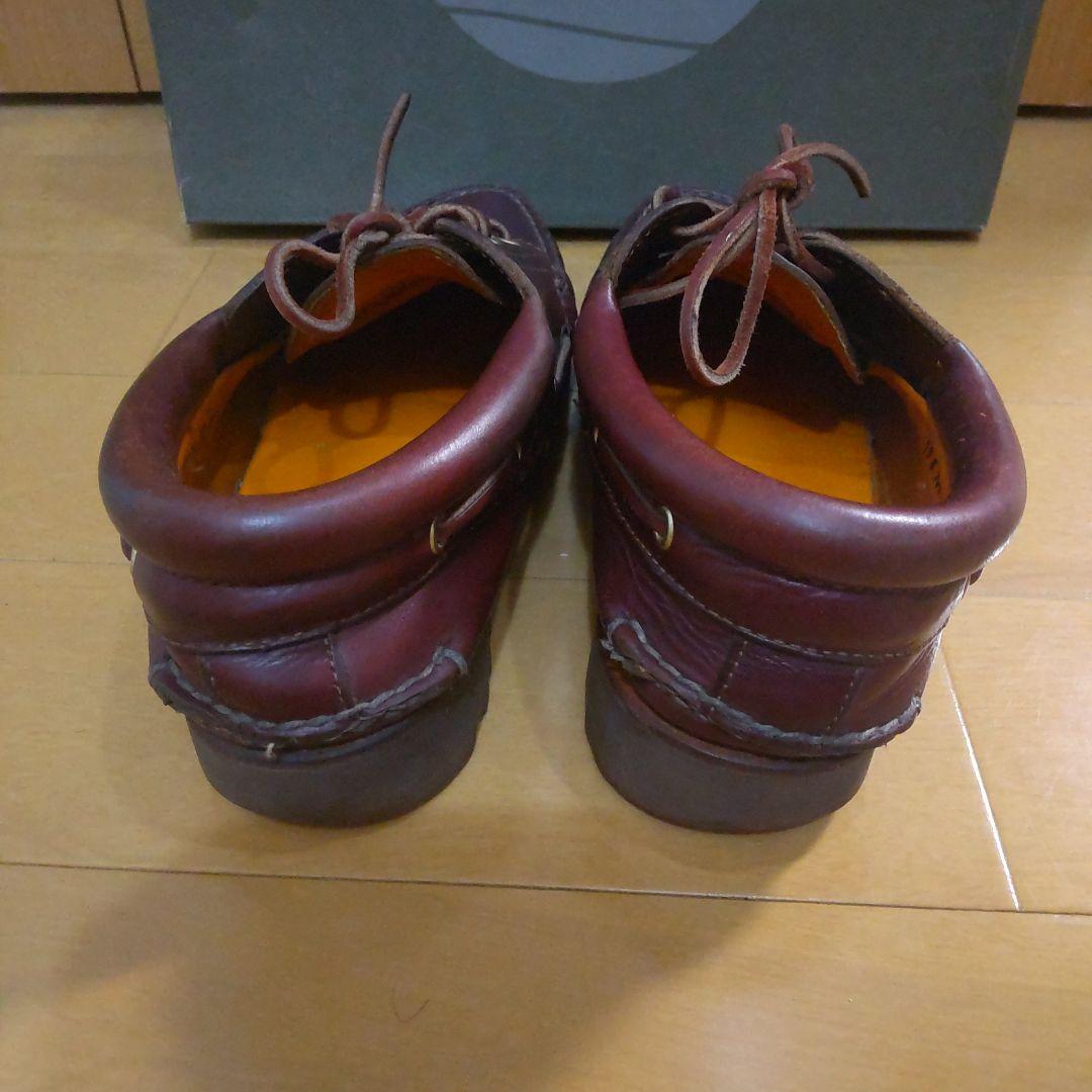 【ケア済・値下げ可】Timberland 3eye バーガンディ 25.5