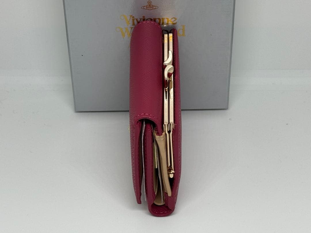 【新品未使用】Vivienne Westwood 三つ折り財布 ピンク
