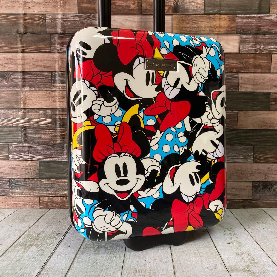 アメリカン ツーリスター　キャリーケース　2輪　ミニーマウス　ディズニー　機内