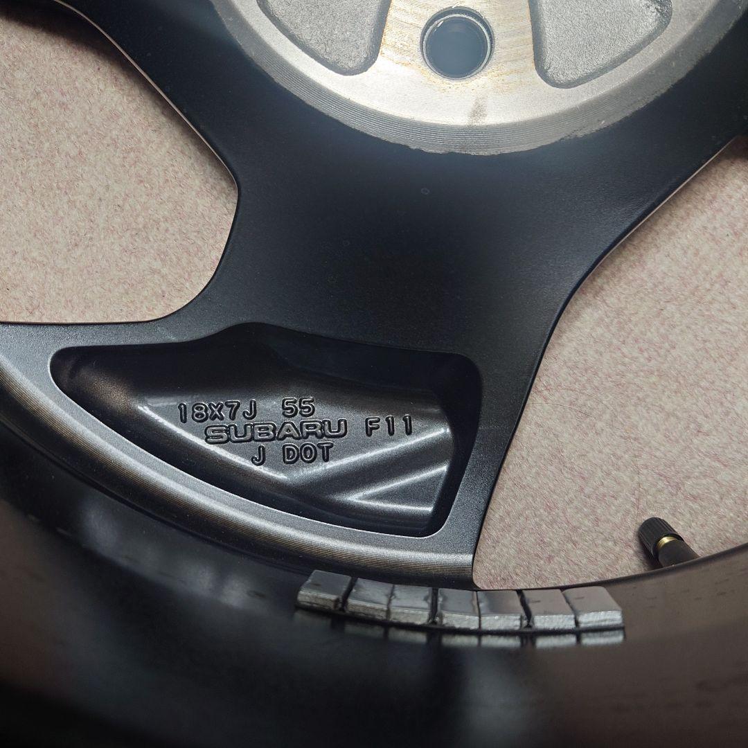 1本② 新車外し ENKEI製 スバルGUF型クロストレック プレミアムSHEV