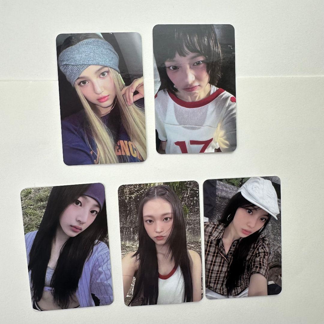 newjeans how sweet 事前収録 サノク トレカ 5枚