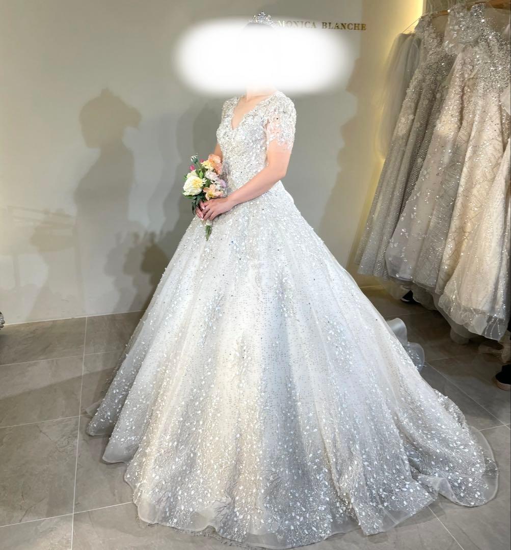 韓国ビジュドレス MONICA BLANCHE グリッタードレス