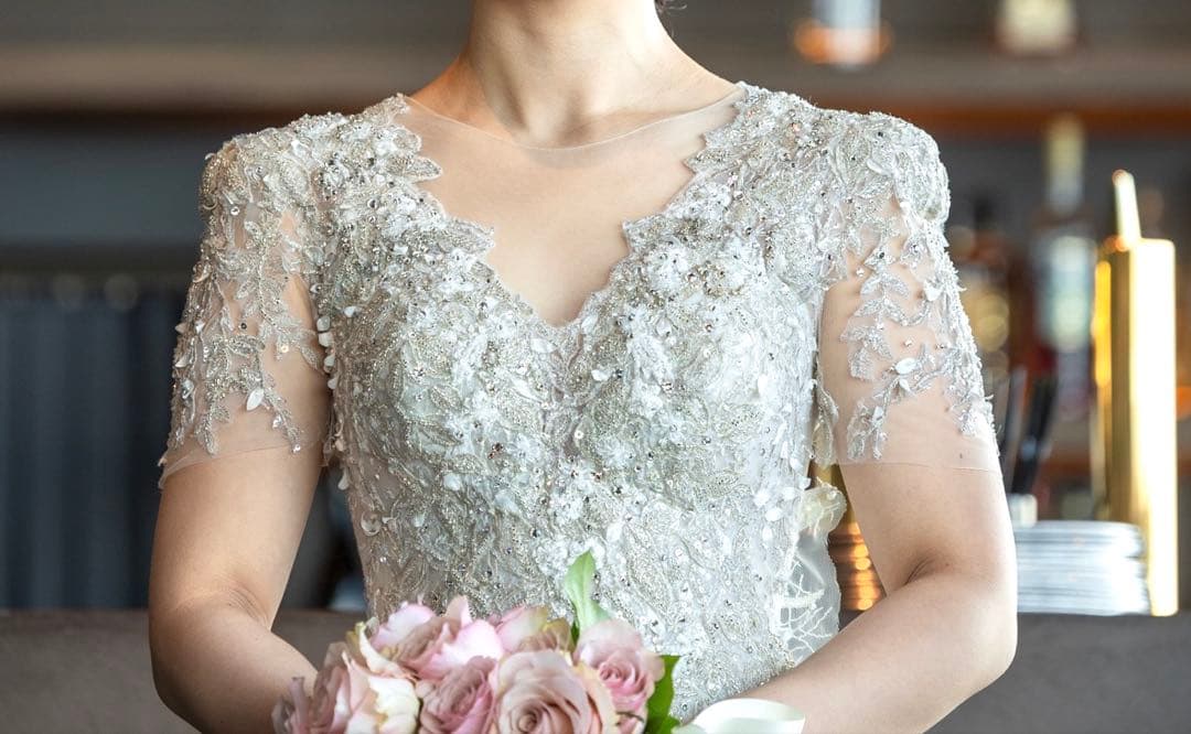 韓国ビジュドレス MONICA BLANCHE グリッタードレス