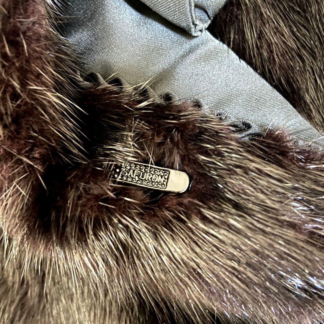【美品】SAGA MINK　サガミンク　ファーコート　金タグ　サイズ15