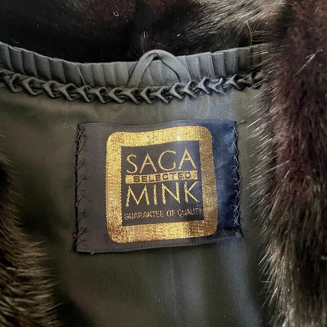 【美品】SAGA MINK　サガミンク　ファーコート　金タグ　サイズ15