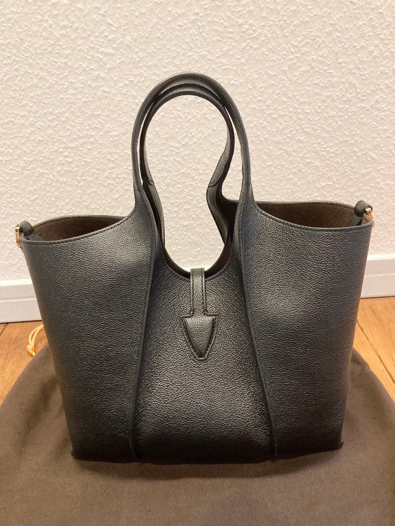 トッズ TOD'S タイムレス ミニ ショッピングバッグ ショルダー ブラック