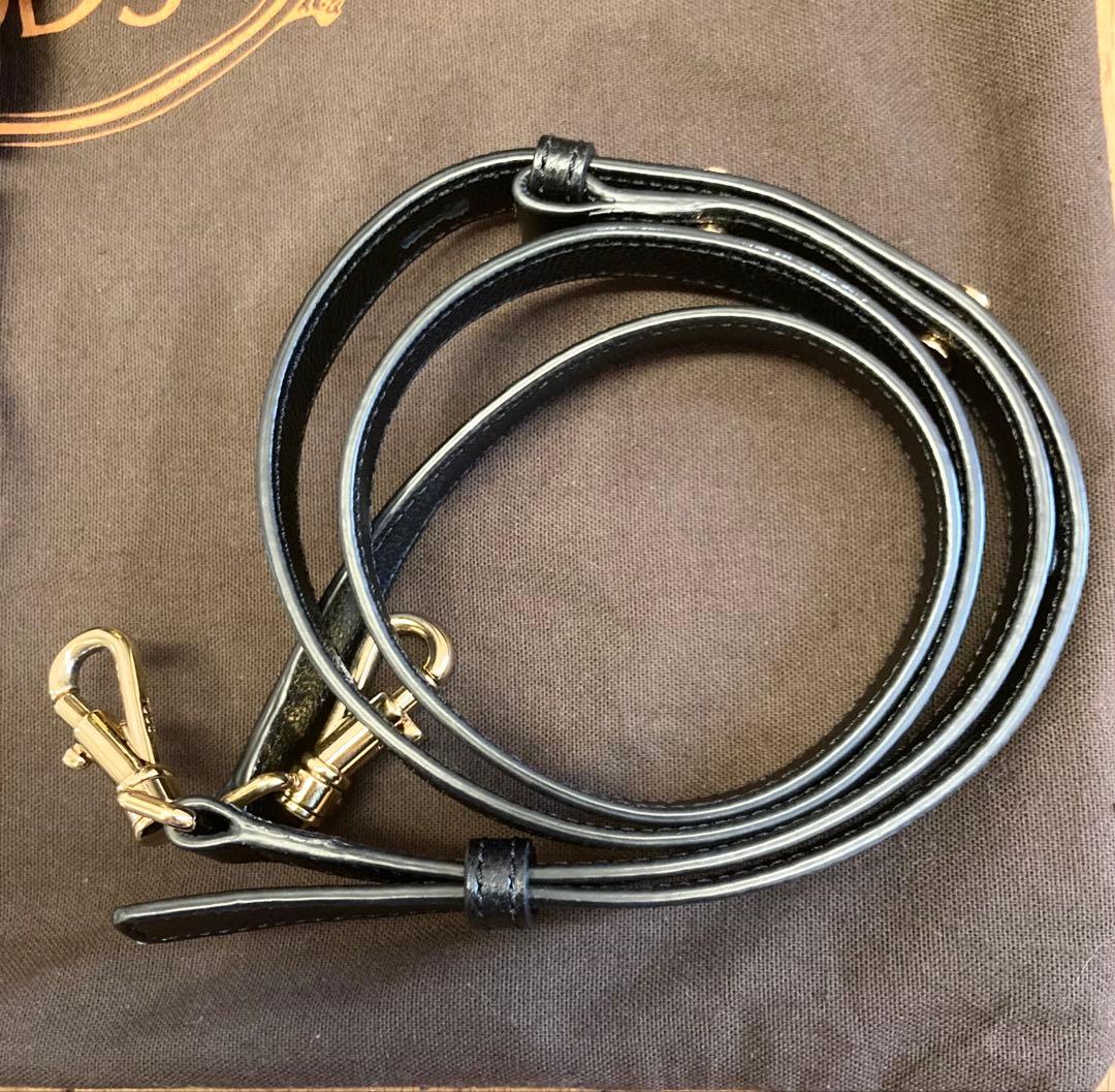 トッズ TOD'S タイムレス ミニ ショッピングバッグ ショルダー ブラック