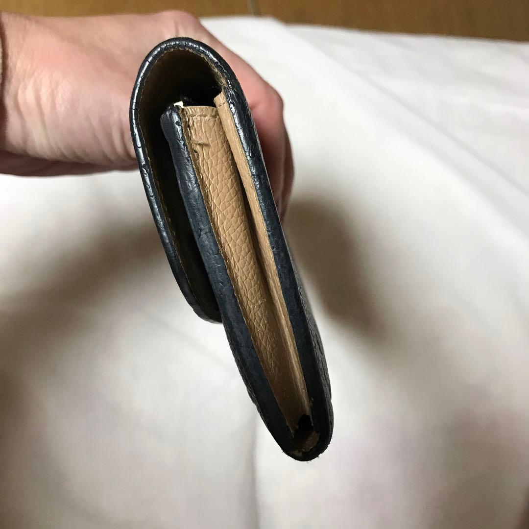 Louis Vuitton ブラック レザー 長財布