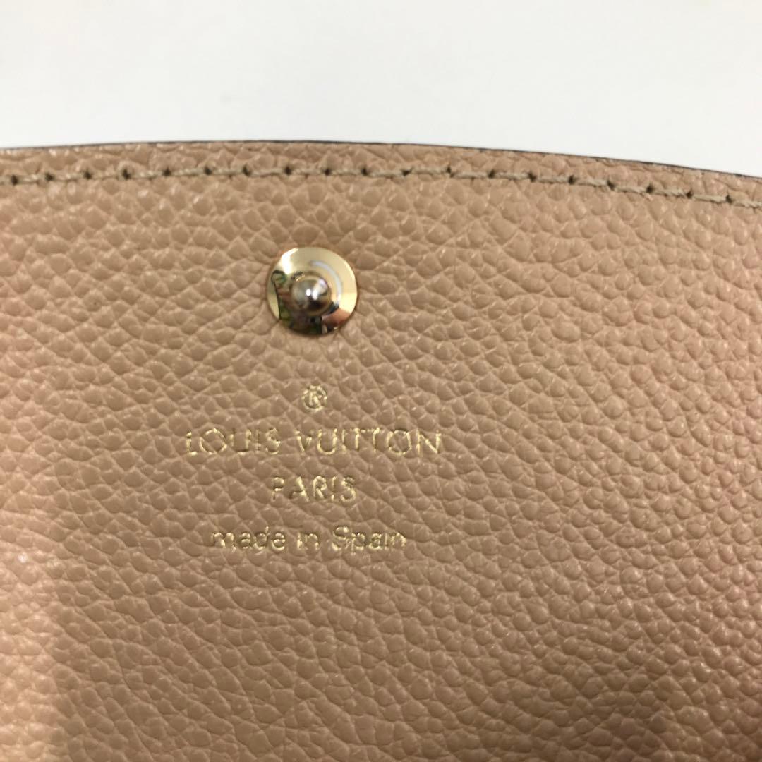 Louis Vuitton ブラック レザー 長財布