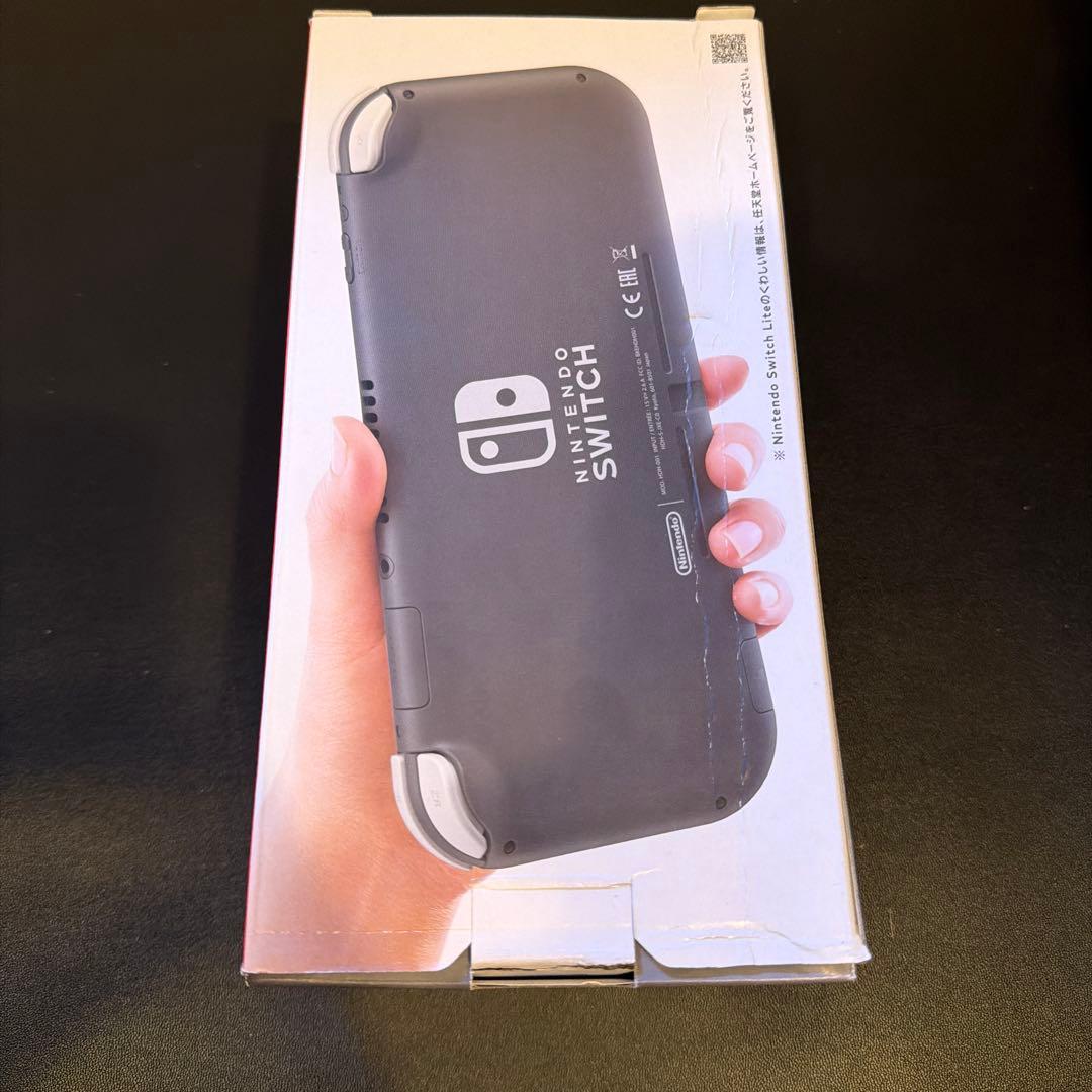 【新品未使用】Nintendo Switch Lite グレー 本体 ※箱訳あり
