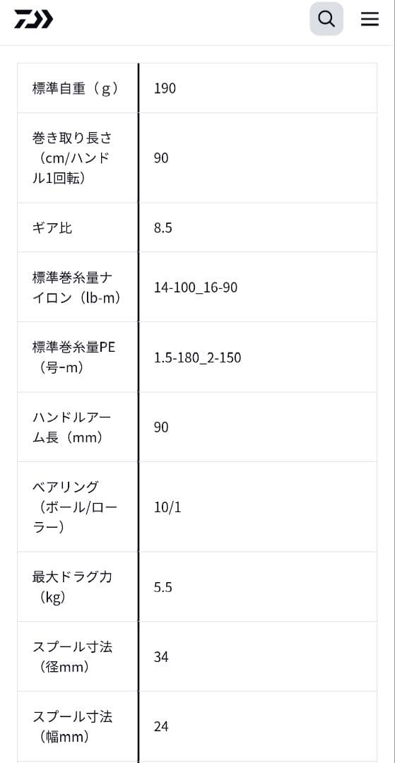 DAIWA　スティーズ A II TW　1000XH