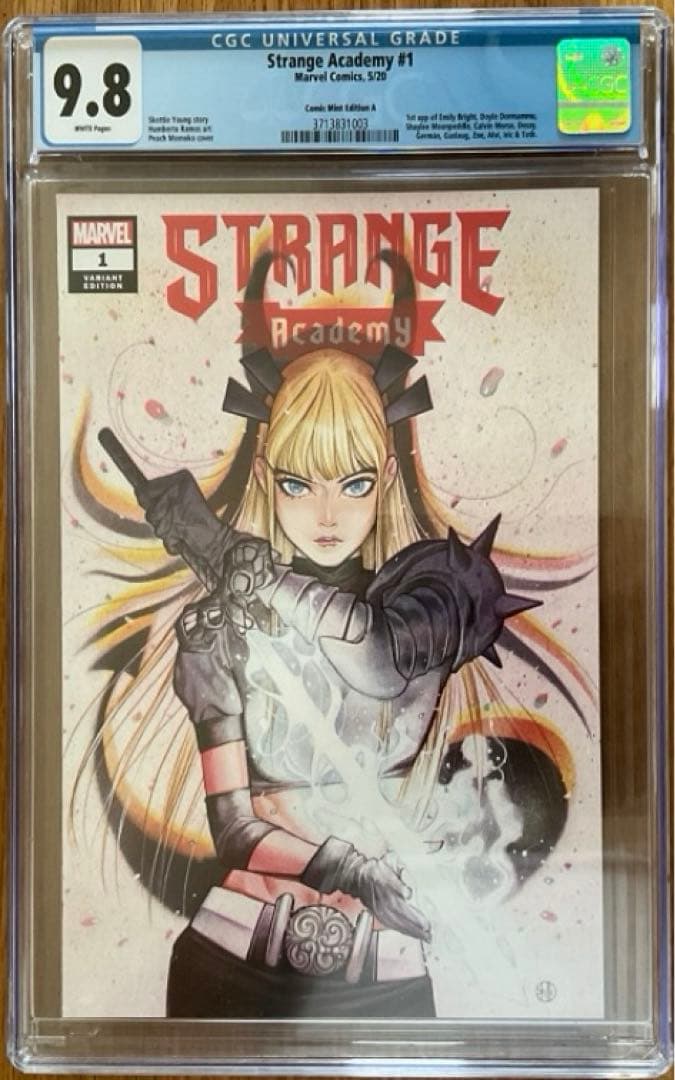 Strange Academy #1 桃桃子表紙 CGC 9.8 アメコミリーフ