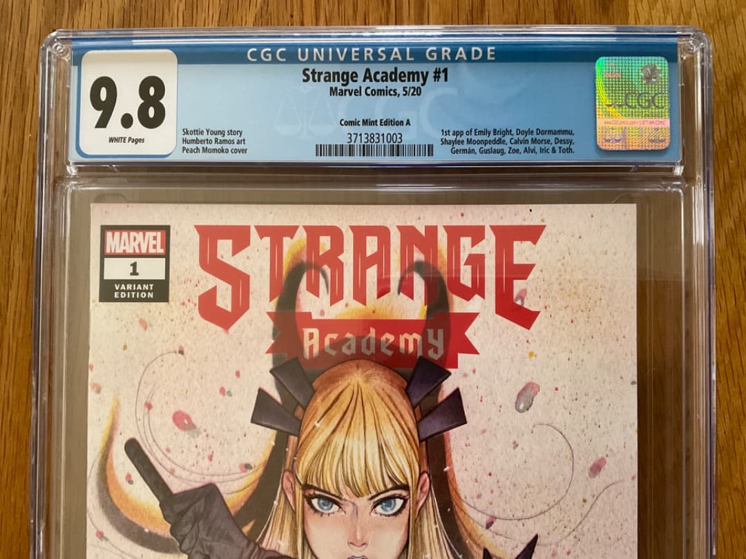 Strange Academy #1 桃桃子表紙 CGC 9.8 アメコミリーフ