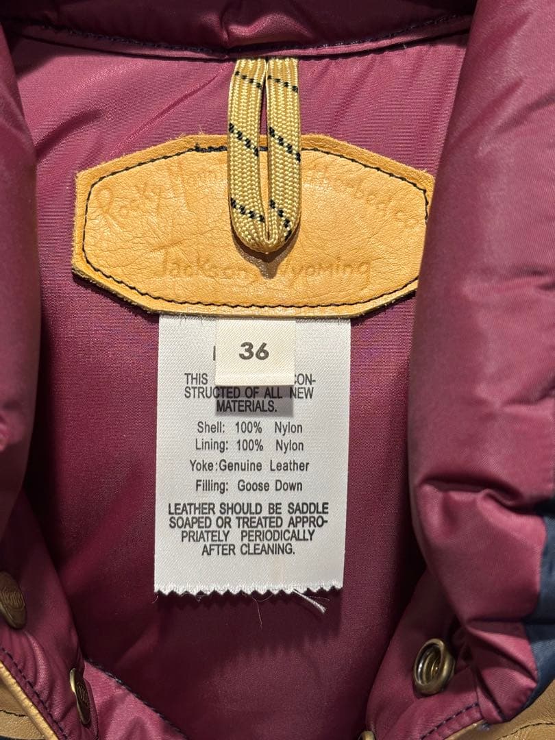 Rocky Mountain Featherbed ダウンベストサイズ36