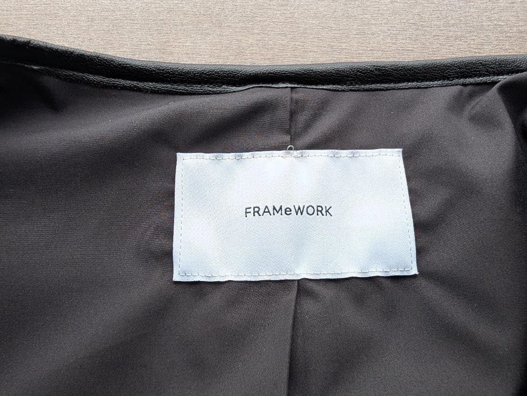 FRAMeWORK ボアベスト ブラック