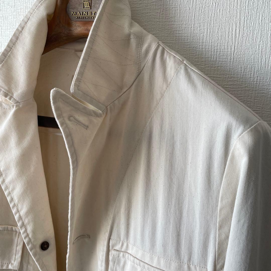 RR/アールアール サファリジャケット コットン　46 エクリュ