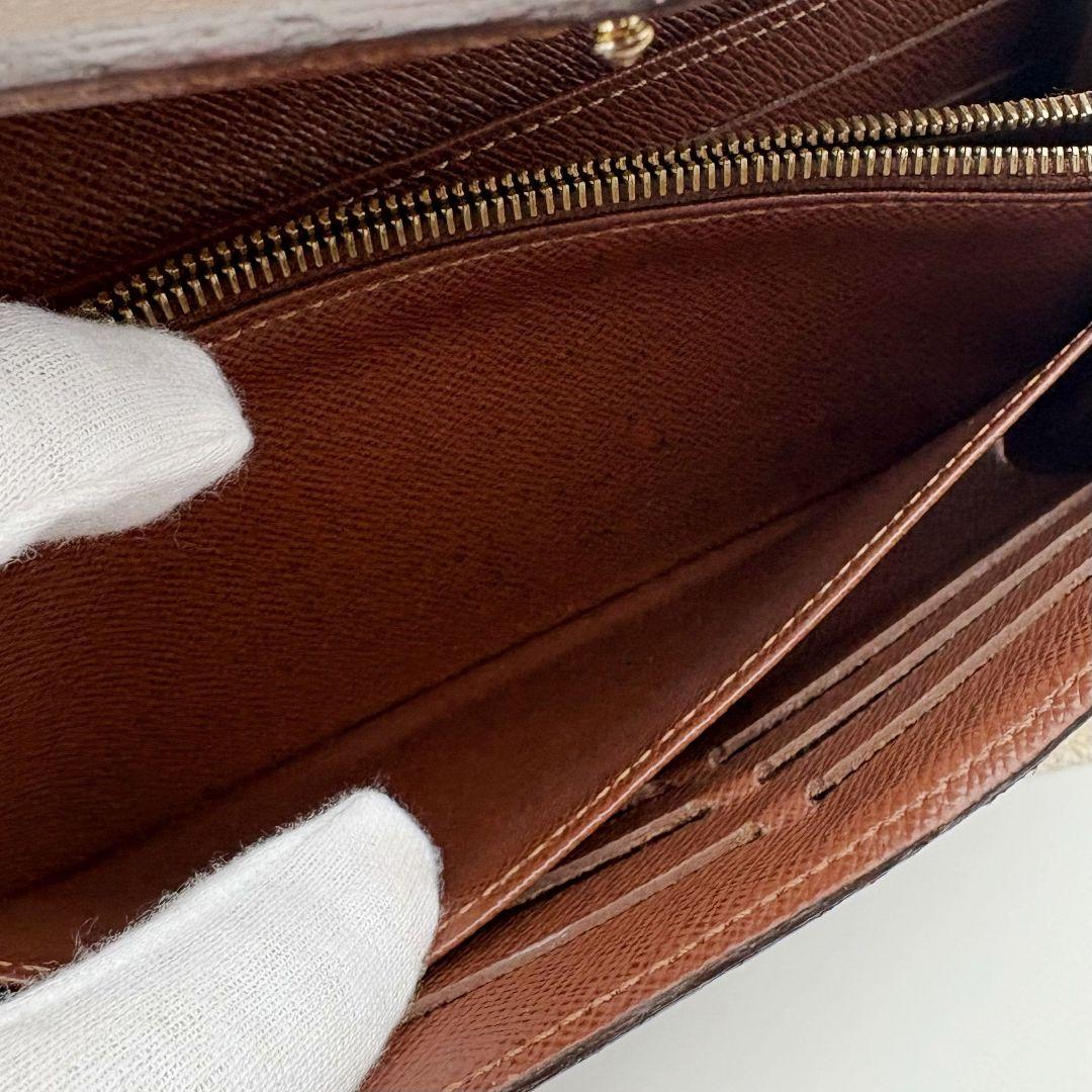 【美品】ルイヴィトン ポルトフォイユ サラ モノグラム 長財布 カード入れ16枚