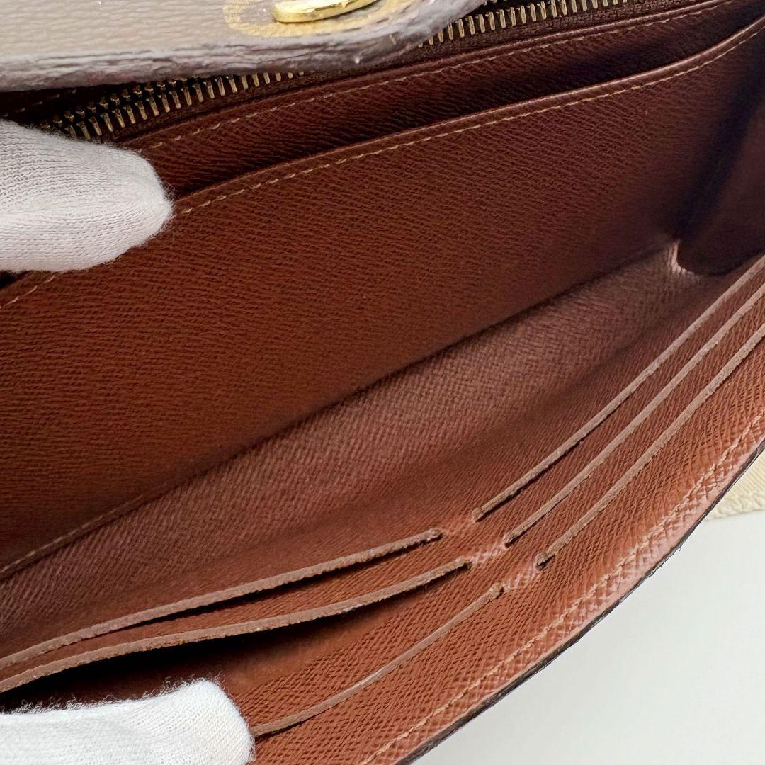 【美品】ルイヴィトン ポルトフォイユ サラ モノグラム 長財布 カード入れ16枚