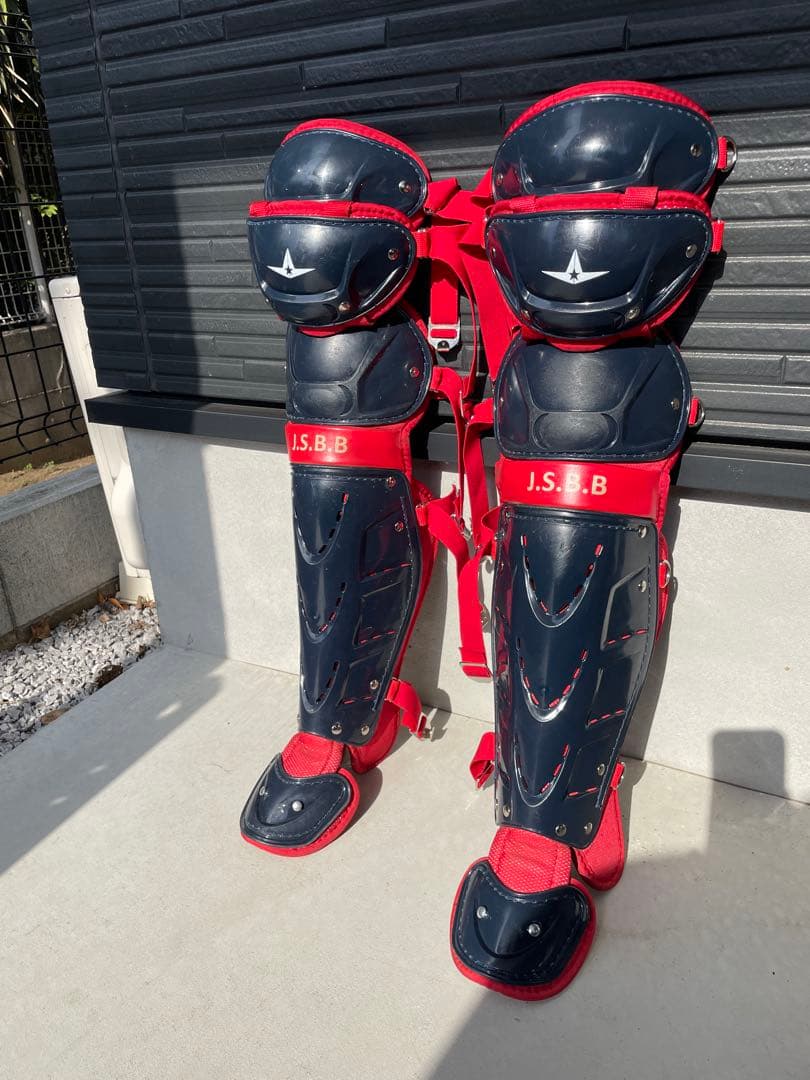 【美品】キャッチャー防具3点セット　オールスター