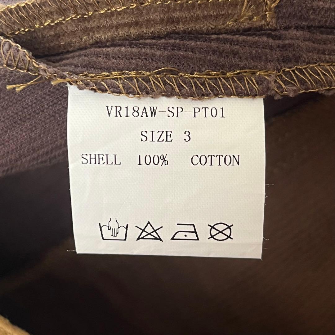 gtttp567！未使用タグ付！Varde77 スウィッチコーデュロイ 3