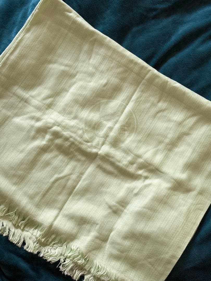 エルメス　カシミヤシルク 大型ストール ミントグリーン