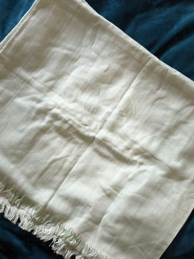 エルメス　カシミヤシルク 大型ストール ミントグリーン