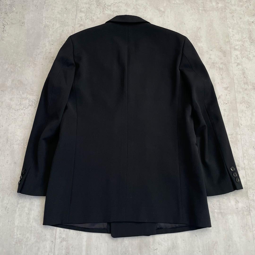 ダブルブレスト　スーツセットアップ　ブラック　黒　高級感　モード　成人式