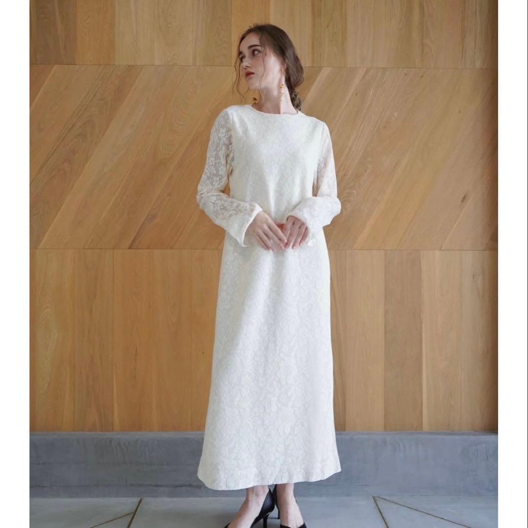 【新品・未使用】《Acka.》all lace one-piece レースワンピ